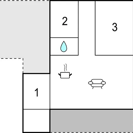 度假居 3 Bedroom Lovely In Bjert Binderup Strand